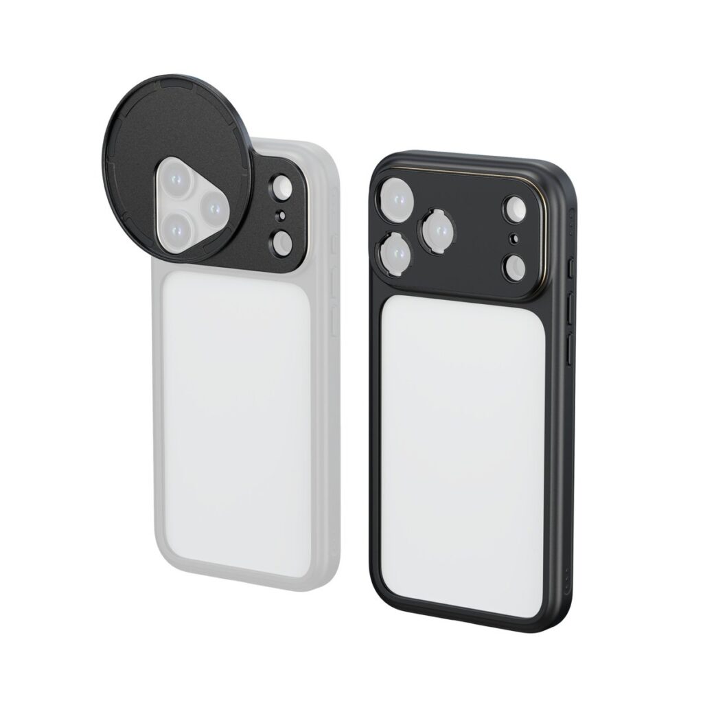5793 FilMov Lightweight Photography Bumper Case for iPhone 17 Pro Max (Black)
