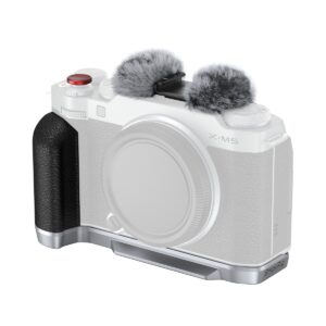 4875 L-Shape Mount Plate with Silicone Handle for FUJIFILM X-M5(Silver)