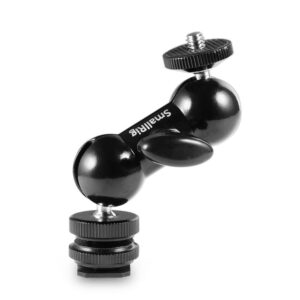 1135 Cool-Ballhead-V1 Multi-function Double BallHead w/ shoe mount & 1/4″ screw