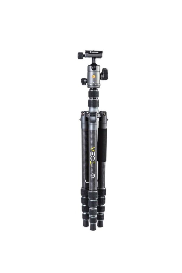 Vanguard Veo 3GO 265HCB – Trípode de viaje de carbono, rótula de bola