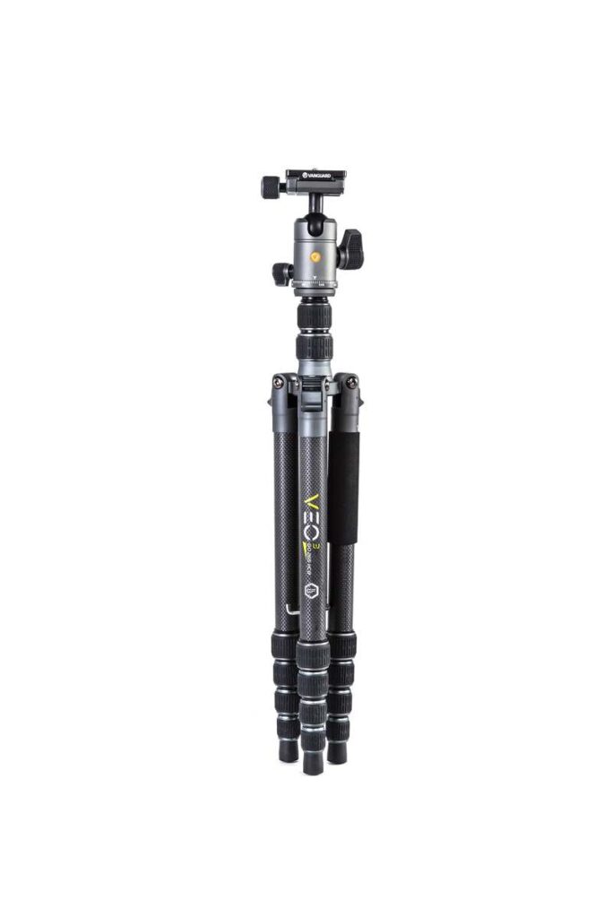 Vanguard Veo 3GO 265HCB – Trípode de viaje de carbono, rótula de bola