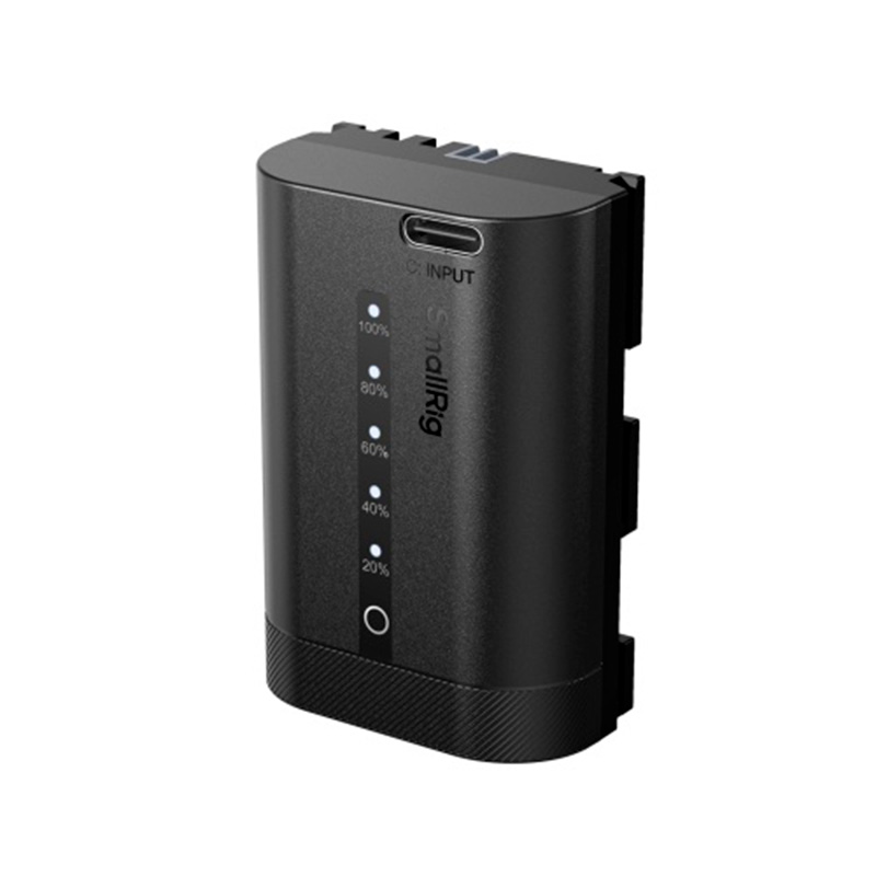 5298 Smallrig USB-C Camera Battery with Power Display for Canon LP-E6P
