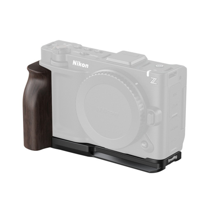 5906 Smallrig L-Shaped Mount Plate with Wooden Handle for Nikon ZR