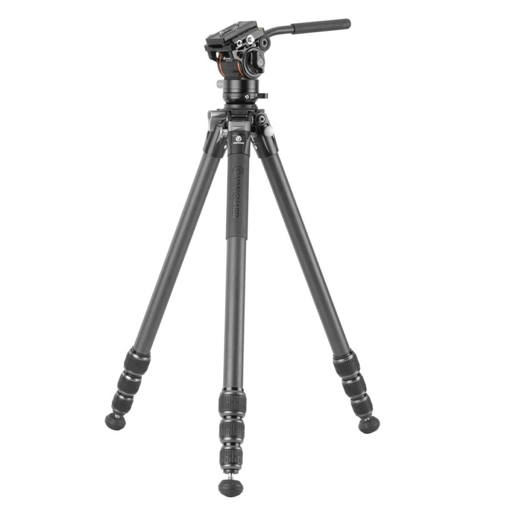 Vanguard Alta Pro 3VL 264CV14 – Trípode de vídeo de carbono, rótula Veo PV-14
