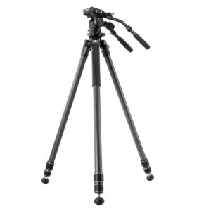 Vanguard Alta Pro 3VL 303CV18 – Trípode de vídeo de carbono, rótula Veo PV-18