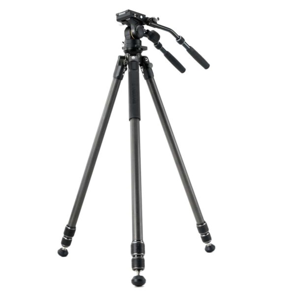 Vanguard Alta Pro 3VL 303CV18 – Trípode de vídeo de carbono, rótula Veo PV-18