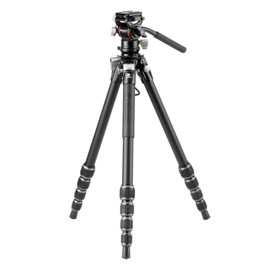 Vanguard Alta Pro 3VLT 235AV10 – Trípode de vídeo compacto de aluminio, rótula Veo PV-10