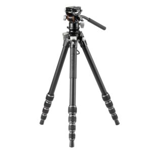 Vanguard Alta Pro 3VLT 235AV10 – Trípode de vídeo compacto de aluminio, rótula Veo PV-10