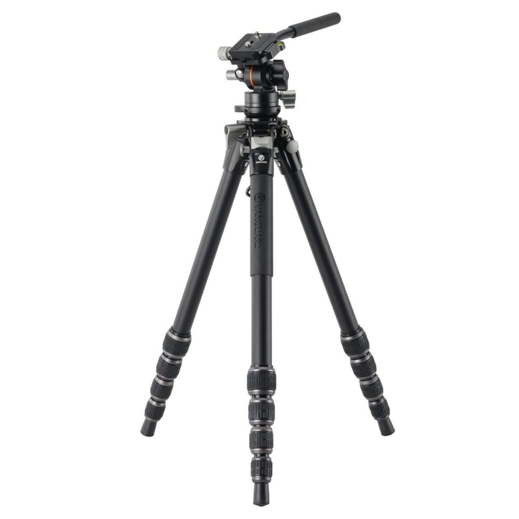 Vanguard Alta Pro 3VLT 235AV12 – Trípode de vídeo compacto de aluminio, rótula Veo PV-12
