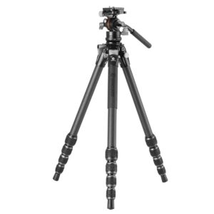 Vanguard Alta Pro 3VLT 235CV12 – Trípode de vídeo compacto de carbono, rótula Veo PV-12