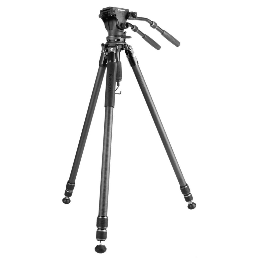 Vanguard Alta Pro 3VRL 303CV20 – Trípode de vídeo de carbono, rótula Veo PV-20