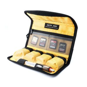 Vanguard Alta BCL – Funda para 4 baterías, memorias y 2 filtros
