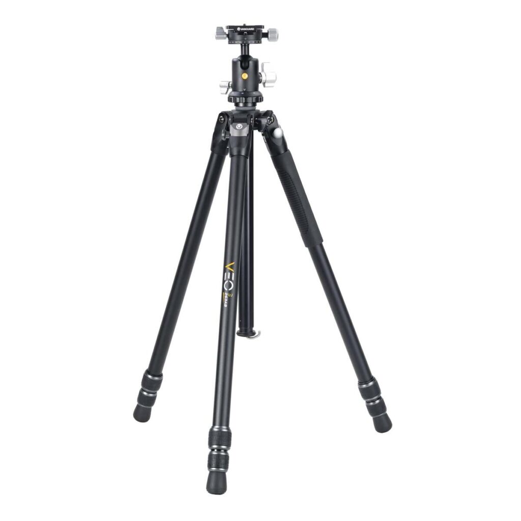 Vanguard Veo 3 263AB – Trípode de aluminio, rótula de bola de doble eje