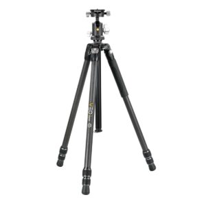 Vanguard Veo 3 263CB – Trípode de fibra de carbono, rótula de bola de doble eje