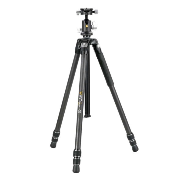 Vanguard Veo 3 263CB – Trípode de fibra de carbono, rótula de bola de doble eje