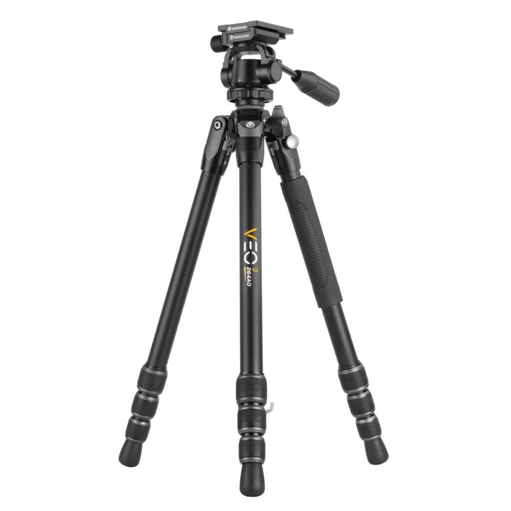 Vanguard Veo 3 264AO – Trípode de aluminio, rótula de observación