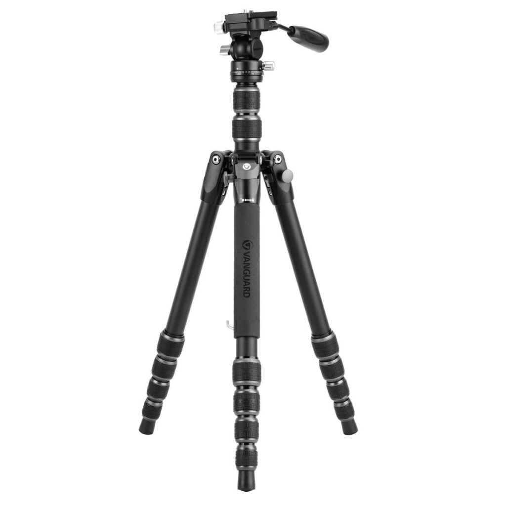 Vanguard Veo 3T 265HAP – Trípode de viaje de aluminio, rótula de paneo