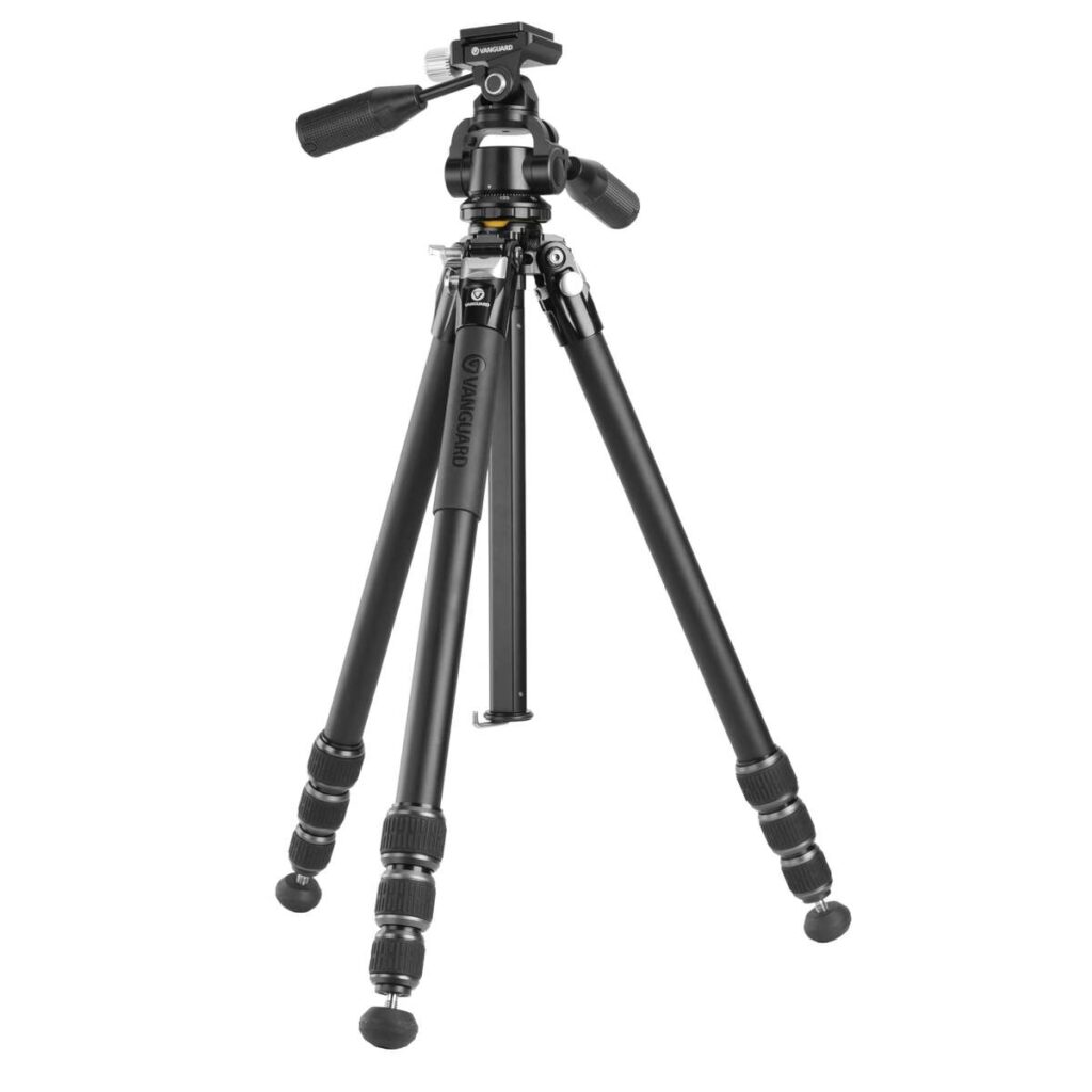 Vanguard Veo 5 264APS38 – Trípode de viaje de aluminio, rótula de 3 vías