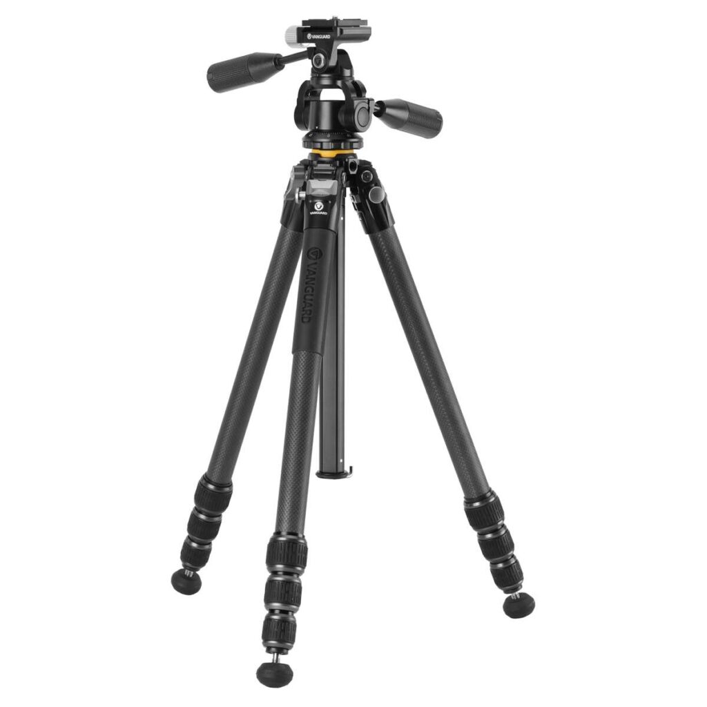 Vanguard Veo 5 264CPS38 – Trípode de viaje de carbono, rótula de 3 vías
