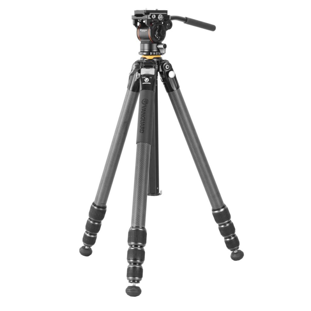 Vanguard Veo 5 304CV14 – Trípode de carbono, rótula de vídeo