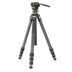 Vanguard Veo 5 304CV14 – Trípode de carbono, rótula de vídeo