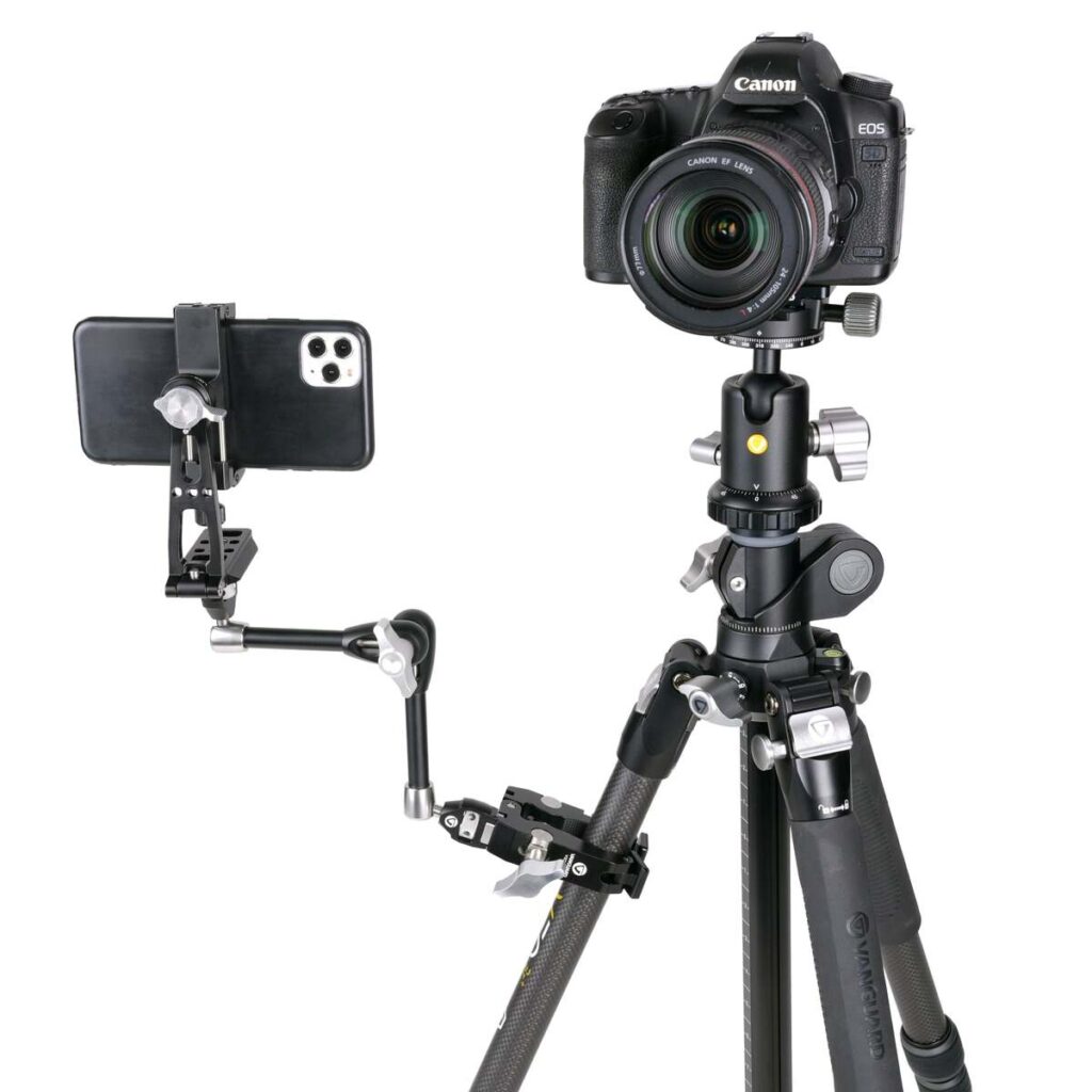Vanguard Veo CP-65 KIT – Pinza, Brazo y Adaptador Smartphone