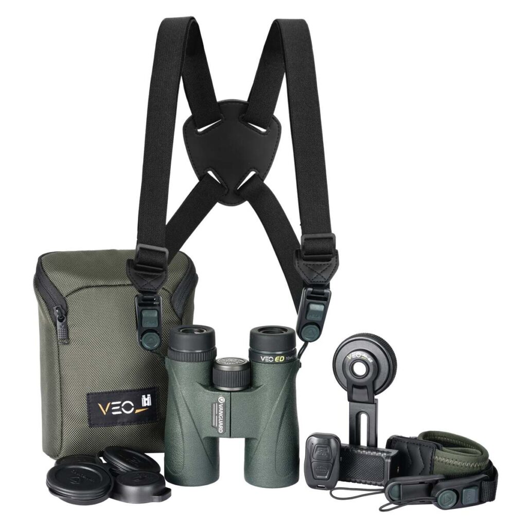 Vanguard Veo ED 1042BDL – Kit de Prismáticos ED 10×42