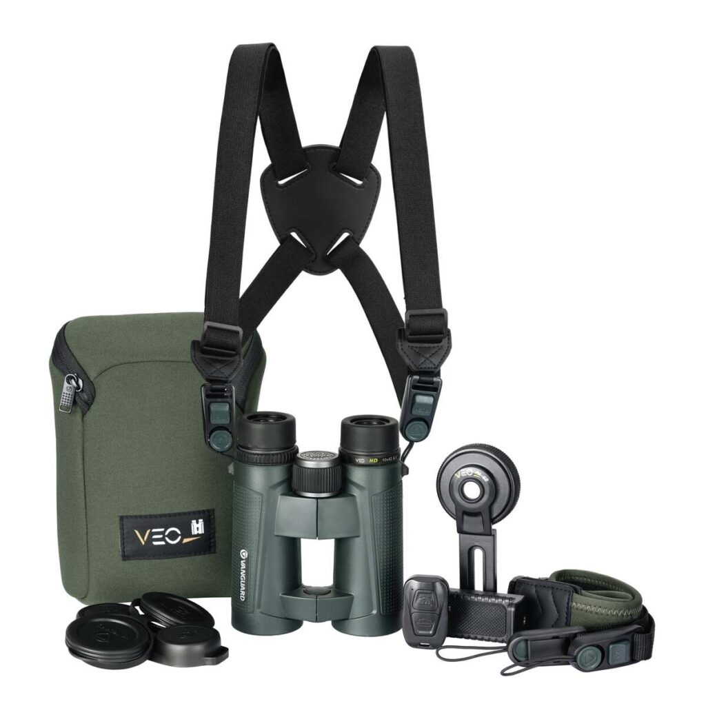 Vanguard Veo HD 1042BDL – Kit de Prismáticos ED 10×42