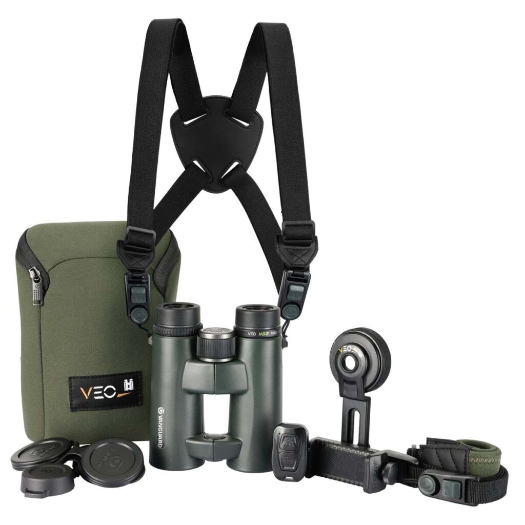 Vanguard Veo HD2 8420BDL – Kit de Prismáticos ED 8×42