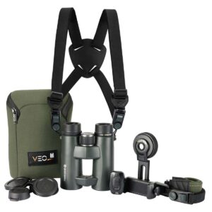 Vanguard Veo HD2 8420BDL – Kit de Prismáticos ED 8×42
