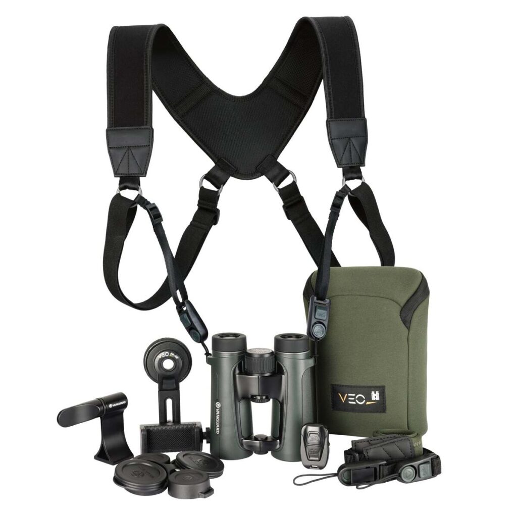 Vanguard Veo HD IV 8420BDL DLX – Kit de Prismáticos ED 8×42