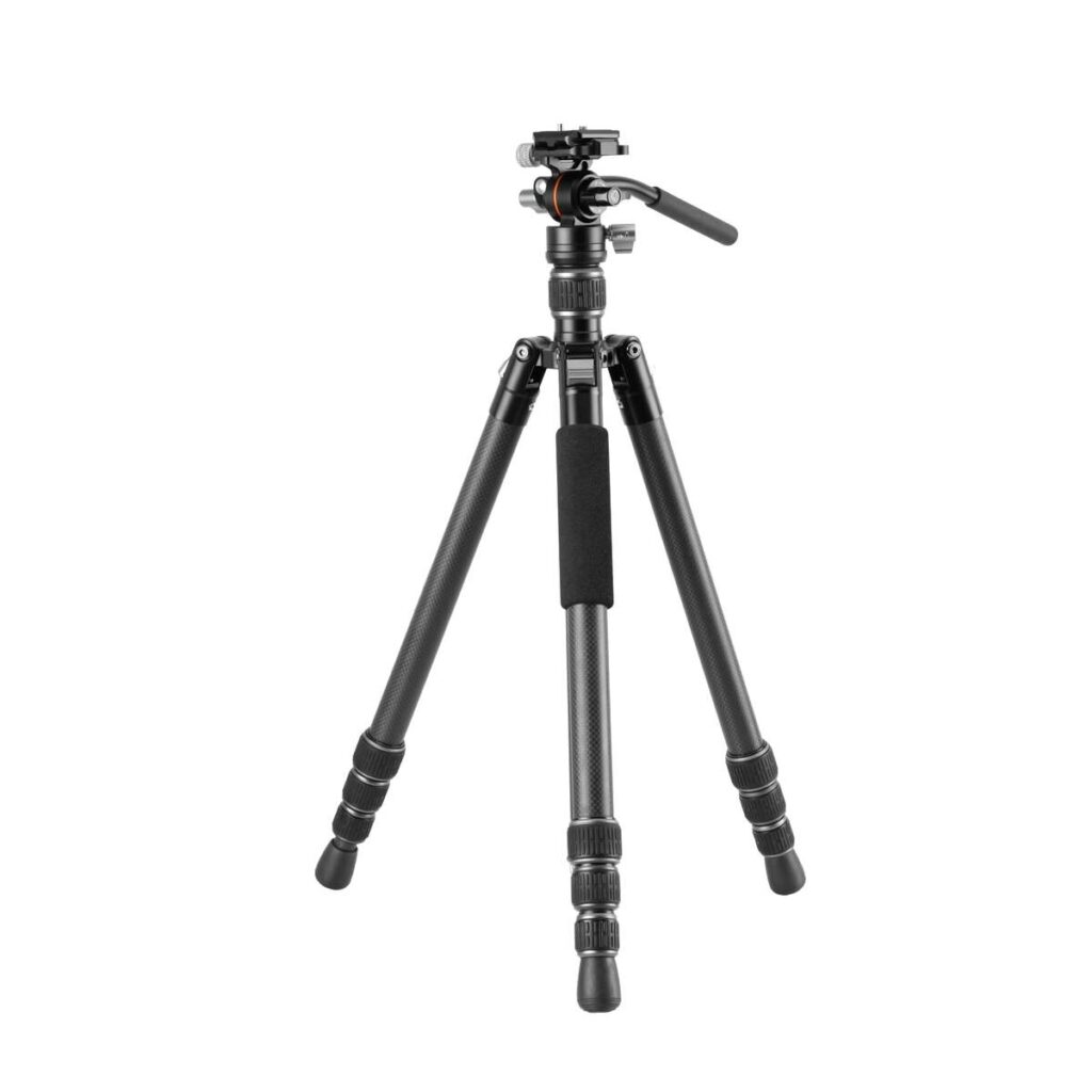 Vanguard Vesta GO 264CV12 – Trípode de viaje de carbono, rótula de vídeo