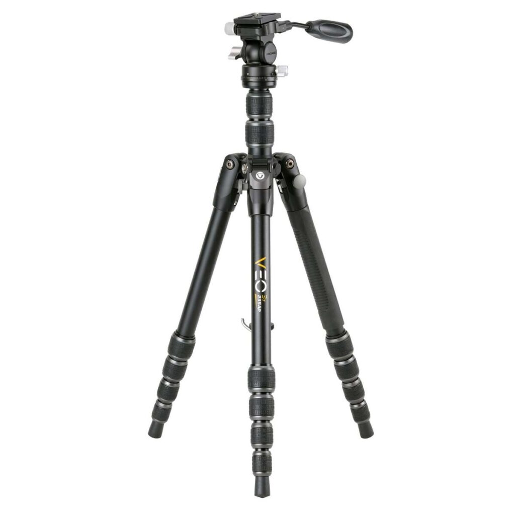 Vanguard Veo 3T 235AP – Trípode de viaje de aluminio, rótula de paneo