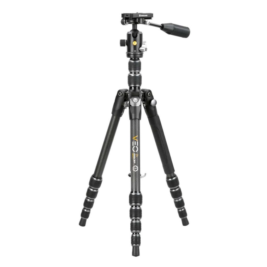 Vanguard Veo 3T 235CBP – Trípode de viaje de carbono, rótula de bola