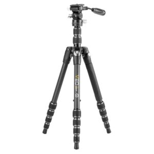 Vanguard Veo 3T 235CP – Trípode de viaje de carbono, rótula de paneo