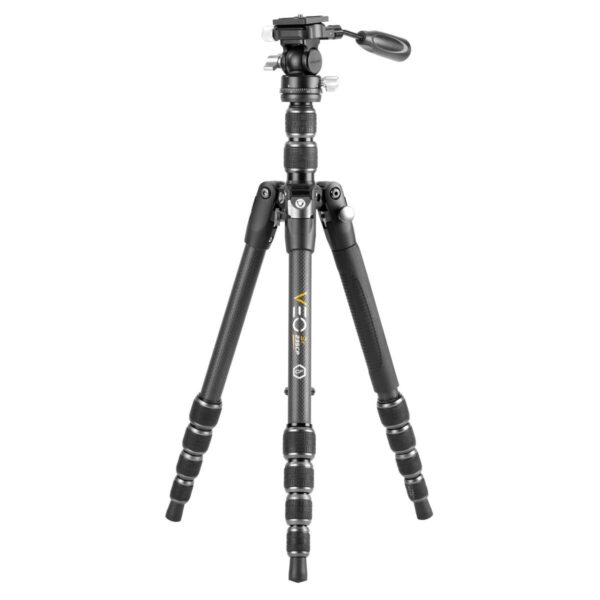 Vanguard Veo 3T 235CP – Trípode de viaje de carbono, rótula de paneo