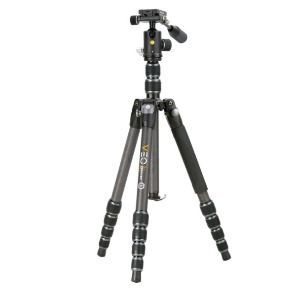 Vanguard Veo 3T 265HCBP – Trípode de viaje de carbono, rótula de bola