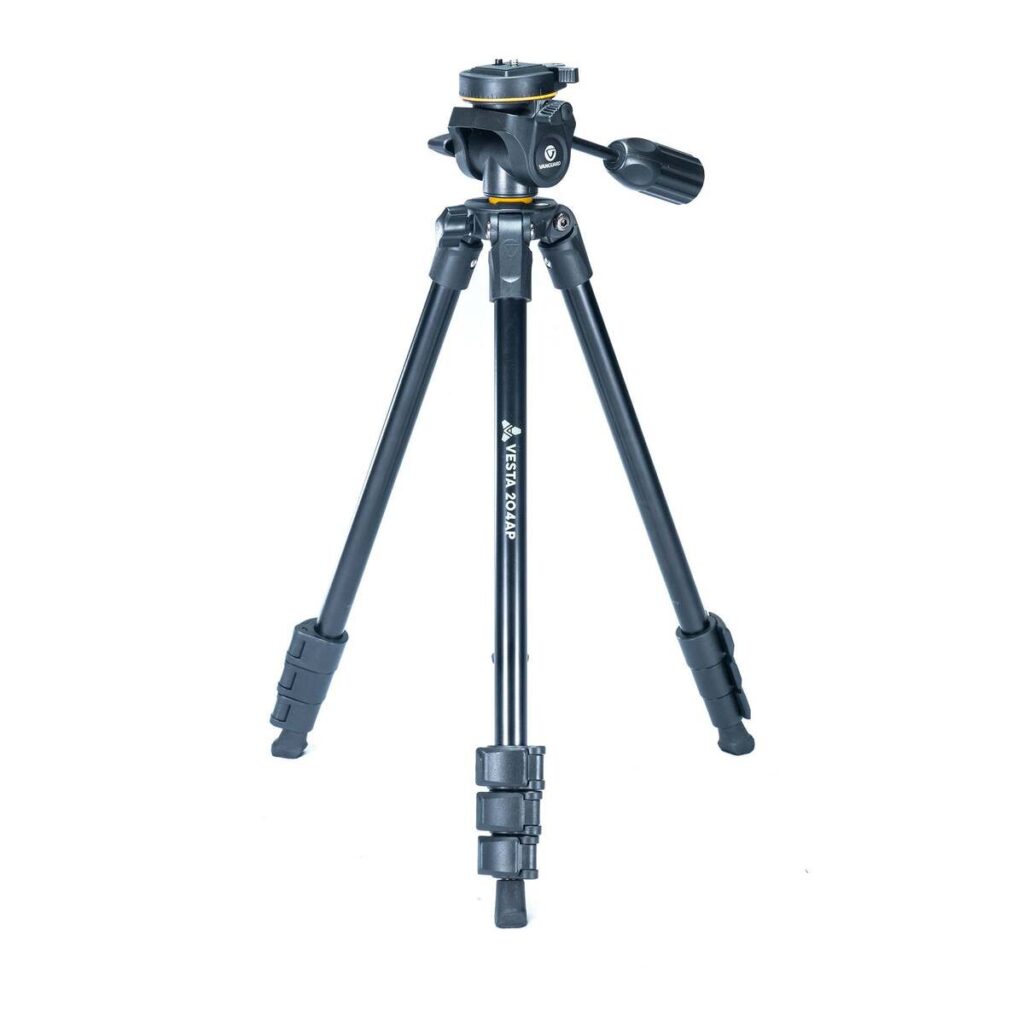 Vanguard Vesta 204AP – Trípode de aluminio con rótula de 3 vías