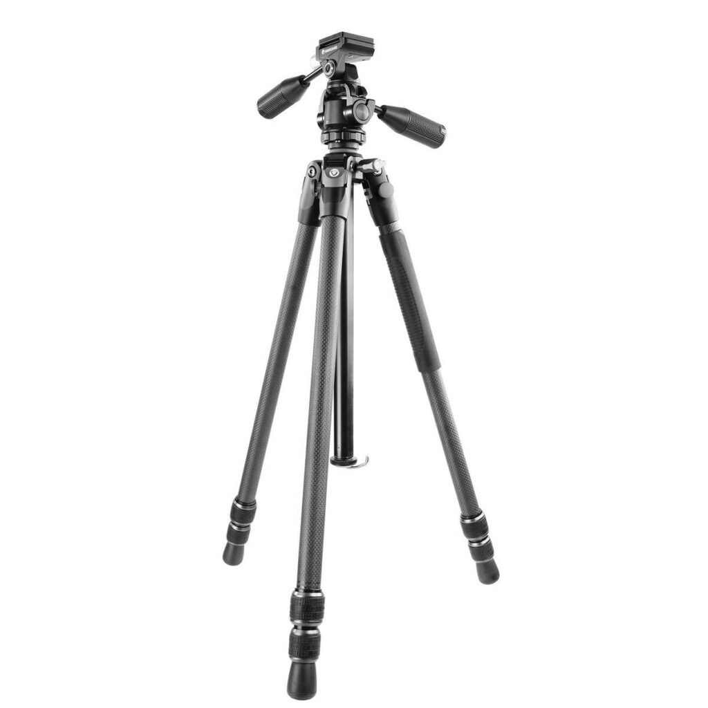 Vanguard Veo 3 233CPS – Trípode de fibra de carbono, rótula de 3 vías