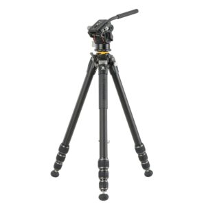 Vanguard Veo 5 264AV14 – Trípode de vídeo de aluminio, rótula Veo PV-14