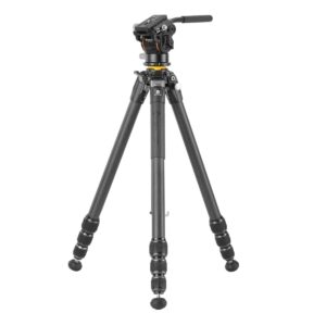 Vanguard Veo 5 264CV14 – Trípode de vídeo de carbono, rótula Veo PV-14