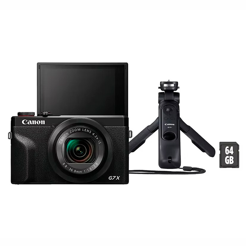 CANON Powershot G7X Mark III Black Vlogger kit