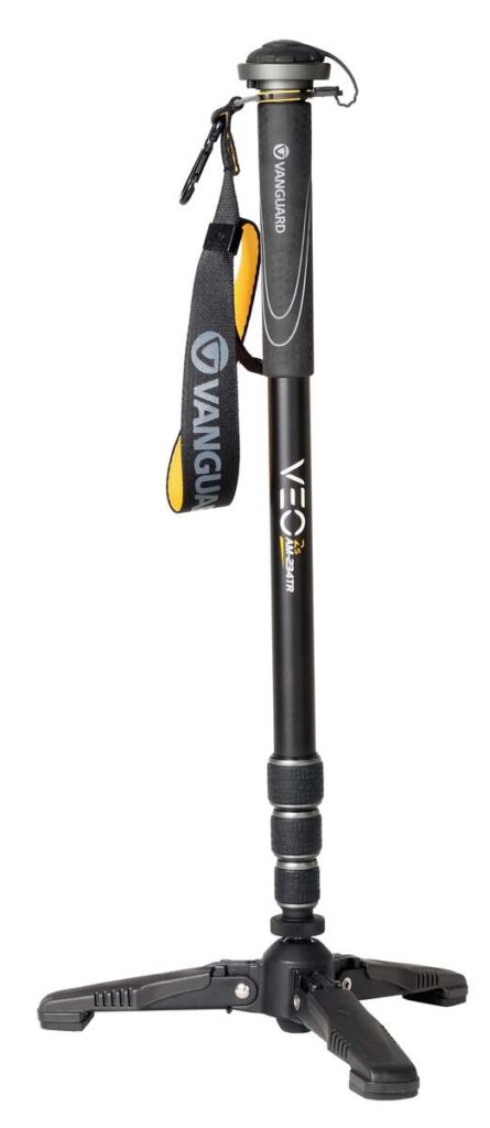 Vanguard Veo 2S AM-234TR  – Monopie de aluminio con pie retráctil