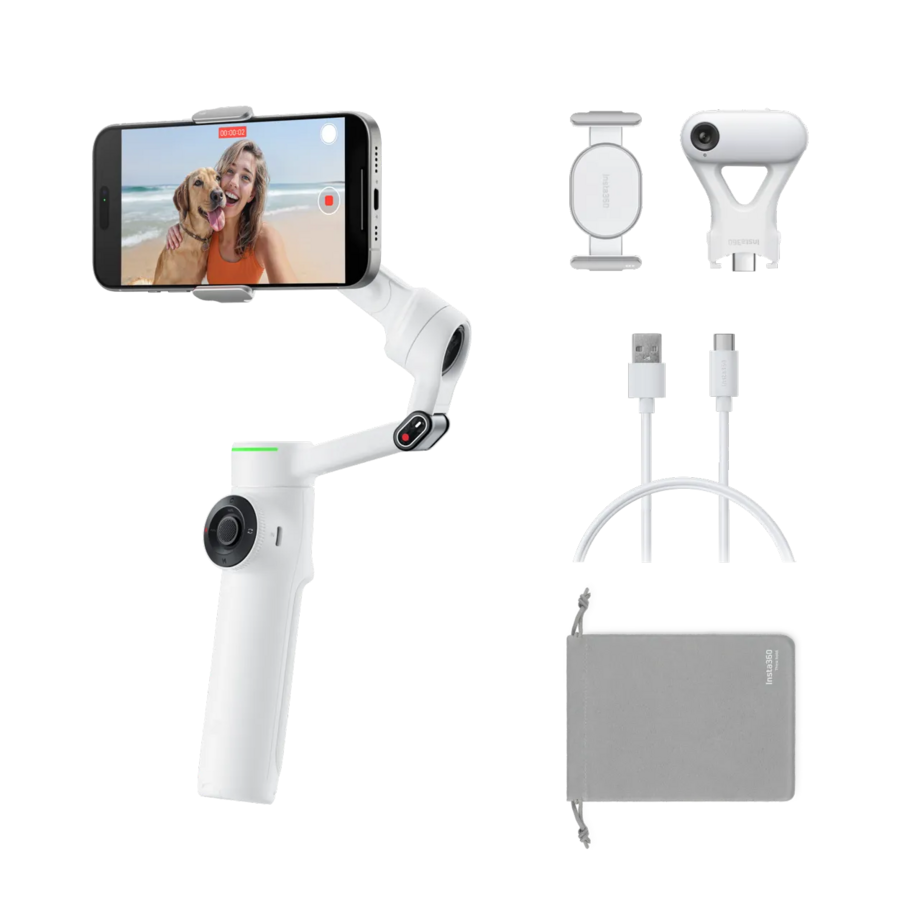 Flow 2 Pro AI Tracker Bundle/ Summit White