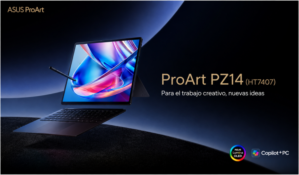 PC OLED desmontable para creadores con capacidades de IA en mente