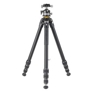 Vanguard Veo 5 264ALBS – Trípode de viaje de aluminio, rótula de bola de doble eje
