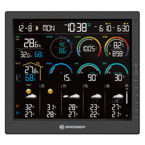 BRESSER 4CAST 10″-estación meteorológica Wi-Fi incl. sensor 8 en 1
