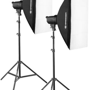 BRESSER BRT-200 Juego de Flashes de Estudio 200 W