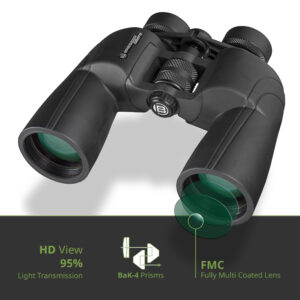 BRESSER Corvete prismáticos de porro 7×50 impermeable