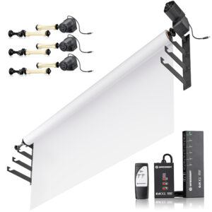 BRESSER EBS-4 Sistema de fondo eléctrico para 4 rollos